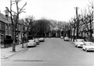 Thompson Road from Ecclesall Road looking towards Botanical Gardens entrance