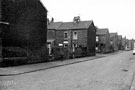 Thornville Road, Darnall from the junction with Whixley Road looking towards Wilstrop Road. Flaxby Road and rear of property on Balfour Road