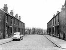 Nos. 9, 11 etc. (left) and 8, 10 etc. (right), Thurley Place, off Belmoor Road, Attercliffe looking towards Carbrook Park Nos. 9, 11 etc. (left) and 8, 10 etc. (right), Thurley Place, off Belmoor Road, Attercliffe looking towards Carbrook Park