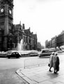 View: s20011 Goodwin Fountain, Town Hall Square, looking towards Pinstone Street and Town Hall