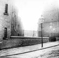 Townhead Street looking towards rear of Hawley Street Flats, left and Townhead Street Flats, right Townhead Street looking towards rear of Hawley Street Flats, left and Townhead Street Flats, right