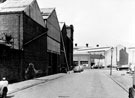 Effingham Steel Works Ltd., Effingham Steel Works (left), Trent Street, Attercliffe looking towards Farraday Road