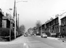 Upper Hanover Street from Broomspring Lane junction. St. Andrew's Presbyterian Church, left