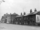 Upwell Street, showing No. 70 The Ball Inn and former Regent Theatre (originally Picturedrome) and Nos. 46-36 awaiting demolition