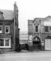 No. 70, The Ball public house and former Regent Theatre (originally Picturedrome), Upwell Street with Little Lane between