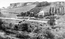 Rivelin Valley Road, showing Man's Head Rock. Rivelin Glen, house in foreground Rivelin Valley Road, showing Man's Head Rock. Rivelin Glen, house in foreground