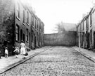 Vestry Street, off Horam Road, looking towards rear of Vestry Hall outbuildings fronting Roebuck Road