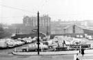 Blonk Street looking towards Royal Victoria Hotel and Victoria Station, Victoria Station Road. River Don, left