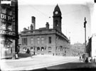 Old Town Hall/Court House, Waingate, junction of (left) King Street and (foreground) Haymarket Old Town Hall/Court House, Waingate, junction of (left) King Street and (foreground) Haymarket