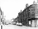 View: s20366 Wellington Street from Rockingham Street, former back to back housing, Court 5 was situated behind these buildings