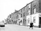 View: s20367 Wellington Street from junction with Carver Street. Nos. 72 - 74 Carver Street, Castle Press, printers, right