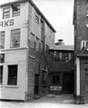 West Bank Lane from Trippet Lane, No. 23 Walter Trickett and Co. Ltd., spoons, forks and cutlery manufacturers, Anglo Works, left