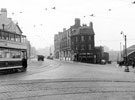 No. 18, 20, 22 - 26 Blue Boar  P. H. (centre), West Bar  and junction with Spring Street and Coulston Street