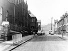 West Don Street, showing Philadelphia School (right) looking towards Infirmary Road