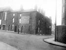 Back to back houses and entrance to Court 2, under arch, West Street Lane and Holly Street. No. 18 Holly Street, Old Red Lion public house, Nos. 18-20 Holly Street