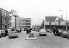 View: s20434 Western Bank looking towards Brook Hill and junction of Leavygreave (including No. 1 Alan B. Ward, bookseller). Former Scala Cinema, left