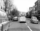 Wharncliffe Road, Broomhall, from outside former St. George's Home, right. No. 9 large building in background, right Wharncliffe Road, Broomhall, from outside former St. George's Home, right. No. 9 large building in background, right