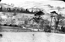 View: s20511 Derwent Hall. Demolished 1940's for construction of Ladybower Reservoir 	