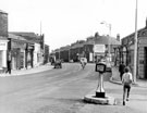 Whitham Road looking towards Western Bank. Premises on left include No. 198 W.J. Wollerton Ltd., house decorators and No. 184 Williams Deacon's Bank Ltd. Whitham Road looking towards Western Bank. Premises on left include No. 198 W.J. Wollerton Ltd., house decorators and No. 184 Williams Deacon's Bank Ltd.