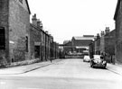Whitwell Street, Darnall looking towards Davy and United Engineering, Darnall Engineering Works in the background and No. 356,Main Road (extreme left) Whitwell Street, Darnall looking towards Davy and United Engineering, Darnall Engineering Works in the background and No. 356,Main Road (extreme left)