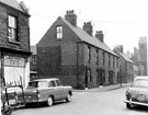 Nos. 21, corner shop, 23, 25 etc., Whitworth Lane looking towards Holbeck Lane and Baidon Street, with Brown Bayley Steels Ltd., Steel Works Nos. 21, corner shop, 23, 25 etc., Whitworth Lane looking towards Holbeck Lane and Baidon Street, with Brown Bayley Steels Ltd., Steel Works