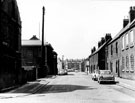 Whitworth Lane looking towards Attercliffe Common, showing Attercliffe Police Station (left)