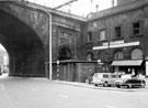 Wicker Arches showing Frank Richardson's pet store and public lavatories Wicker Arches showing Frank Richardson's pet store and public lavatories