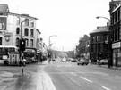 View: s20604 Wicker from Lady's Bridge showing the junctions of Nursery Street (right), Blonk Street (right), Royal Exchange Flats (right)