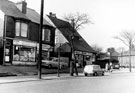 Nos. 122, High Wincobank Post Office, 120, F. A. Critchley, newsagent, 118, Allen's, grocers, Wincobank Avenue looking towards Bluebell Road