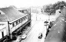 Elevated view of the former Scala Cinema, Winter Street looking towards Houndsfield Road