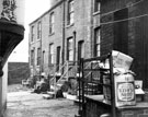 Rear of Nos. 38, newsagents shop: 36, 34 etc, Bolsover Street from the top of Sutton Street