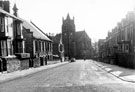 Wiseton Road, looking towards Brocco Bank and St. Augustine's Church. Parish Room, left