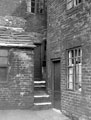 Rear of No. 1 Wood Fold and back doorway of No. 175, Woodside Lane, demolished January 1960