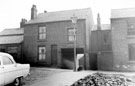 Nos. 78 (extreme right), 95 (set back), 80 and 82, Woodside Lane from Rugby Street
