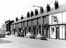 Nos. 73 - 75 Cocked Hat Inn, 71, 69 etc., Worksop Road from the junction with Leeds Road looking towards Attercliffe Road