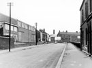Nos. 55 and 53 (right) and Nos. 40 T. W. Johnson and Co., iron and steel cutters, looking towards Nos. 16 - 8 and Woodbourn Hotel, No. 2, Worthing Road and the junction with Lovetot Road and Bacon Lane
