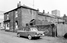 View: s20775 Young Street, showing the rear of Nos. 27 - 39, Bishop Street. No. 149, Young Street on corner