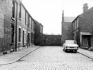 Nos. 5 - 11 (left) and 8 and 10 (right), Hull Street, Darnall looking towards rear of property on Broad Oaks