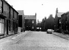Higgitt Road looking towards Nos, 23 and 25, Janson Street and rear of housing on Cardiff Street