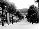 Holmhirst Road, Woodseats, at junction with Mitchell Road, looking towards Chesterfield Road. Methodist Church, right