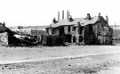 Rear of partly demolished Nos, 434 - 442 Brightside Lane from demolished Hope Square