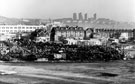 Infirmary Road (centre) from demolished property on Carnarvon Street/Cleveland Place looking across to Pye Bank (high rise) and Woodside Flats Infirmary Road (centre) from demolished property on Carnarvon Street/Cleveland Place looking across to Pye Bank (high rise) and Woodside Flats