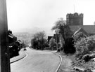 St. Margaret's Church, Jenkin Road looking towards the various steelworks in Brightside