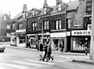 Junction Road from Ecclesall Road. Premises include No. 77 S.G. Broadbent, fruiterer, No. 79, H.M. Alcock, newsagent, No. 83 M. and H. Barlow, gowns, No. 85 Arthur Davy and Sons, provision merchants Junction Road from Ecclesall Road. Premises include No. 77 S.G. Broadbent, fruiterer, No. 79, H.M. Alcock, newsagent, No. 83 M. and H. Barlow, gowns, No. 85 Arthur Davy and Sons, provision merchants