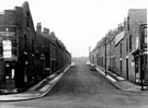 Kingston Street, Burngeave from Petre Street looking towards Sedan Street, showing No. 209/211 Petre Street (left) Kingston Street, Burngeave from Petre Street looking towards Sedan Street, showing No. 209/211 Petre Street (left)