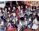 Children in graduation outfits from Tinsley School, Siemens Close