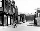Brightside and Carbrook Co-op Society and offices, No. 1 and Nos. 9 - 15 Kirkbridge Road, Attercliffe looking towards Brown Bayley Steels Ltd., Leeds Road showing No. 870 Attercliffe Sale and Exchange, Attercliffe Road Brightside and Carbrook Co-op Society and offices, No. 1 and Nos. 9 - 15 Kirkbridge Road, Attercliffe looking towards Brown Bayley Steels Ltd., Leeds Road showing No. 870 Attercliffe Sale and Exchange, Attercliffe Road