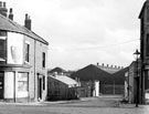 No. 34 corner shop (left), Gower Street looking down Kirk Street towards Sorby Street, Firestone Tyre and Rubber Co. Ltd, tyre manufacturers and English Steel Corporation, Cyclops Works, Carlisle Street, Burngreave No. 34 corner shop (left), Gower Street looking down Kirk Street towards Sorby Street, Firestone Tyre and Rubber Co. Ltd, tyre manufacturers and English Steel Corporation, Cyclops Works, Carlisle Street, Burngreave
