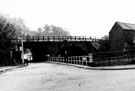 View: s21197 Little London Road from the junction of Rydal Road showing the railway bridge and bridge over the River Sheaf