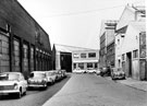 Novo Steel Works (left), Livingston Road looking towards Joseph Beardshaw and Co. Ltd., Acme Steel Works, Bessemer Road